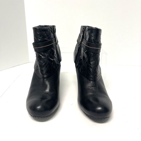 Blondo Womens Black Ankle Boot Size 9.5 M Waterproof AquaProtect Leather Bootie - Picture 2 of 11